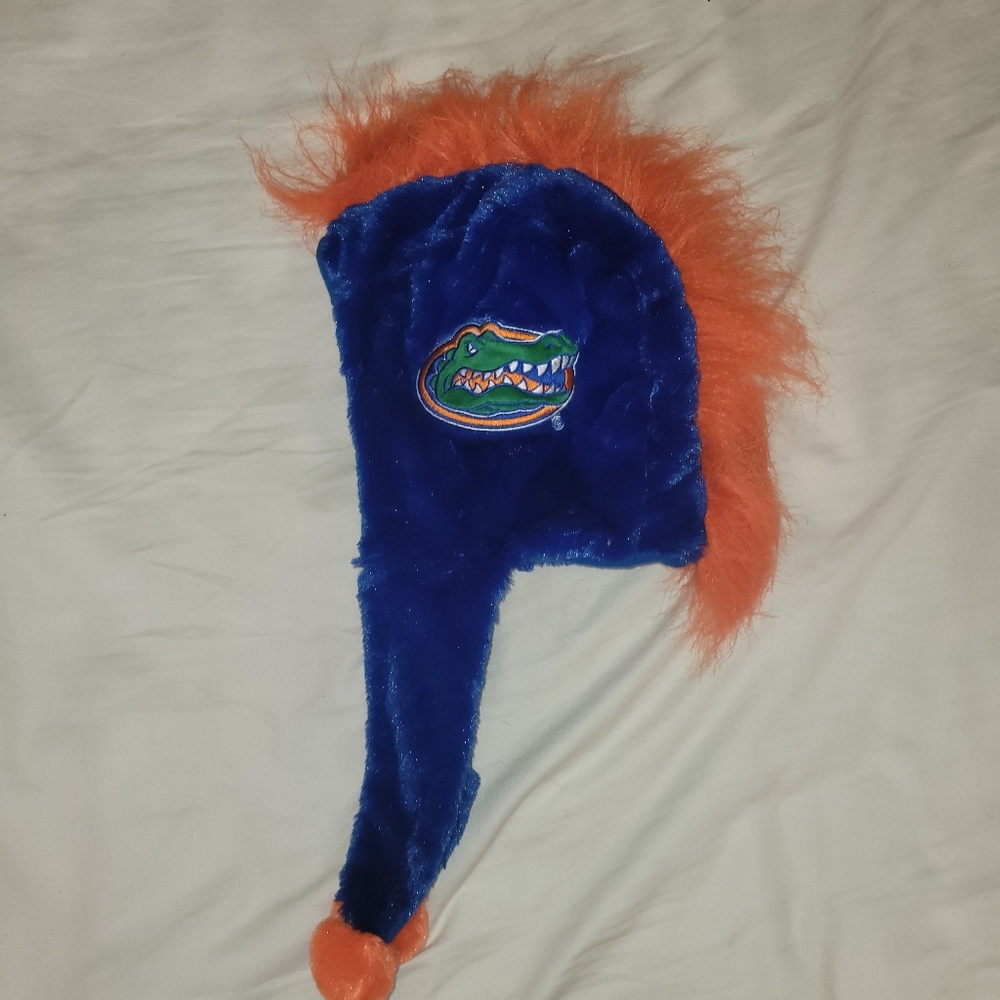 University Of Florida Gators Mohawk‎ Plush Pom Pom Hat - Picture 3 of 6